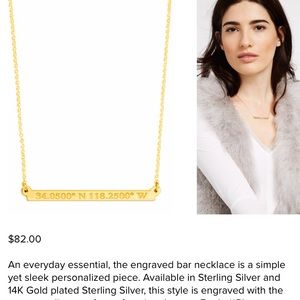 Baublebar Coordinate Pendant - NYC Lat/Long